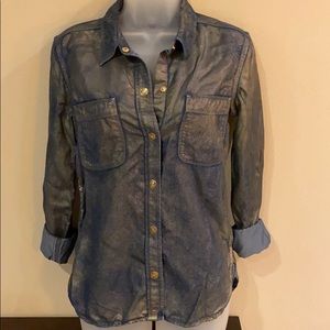 7 For All Mankind Coated Top